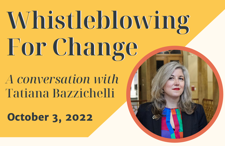 Whistleblowing For Change: A Conversation with Tatiana Bazzichelli