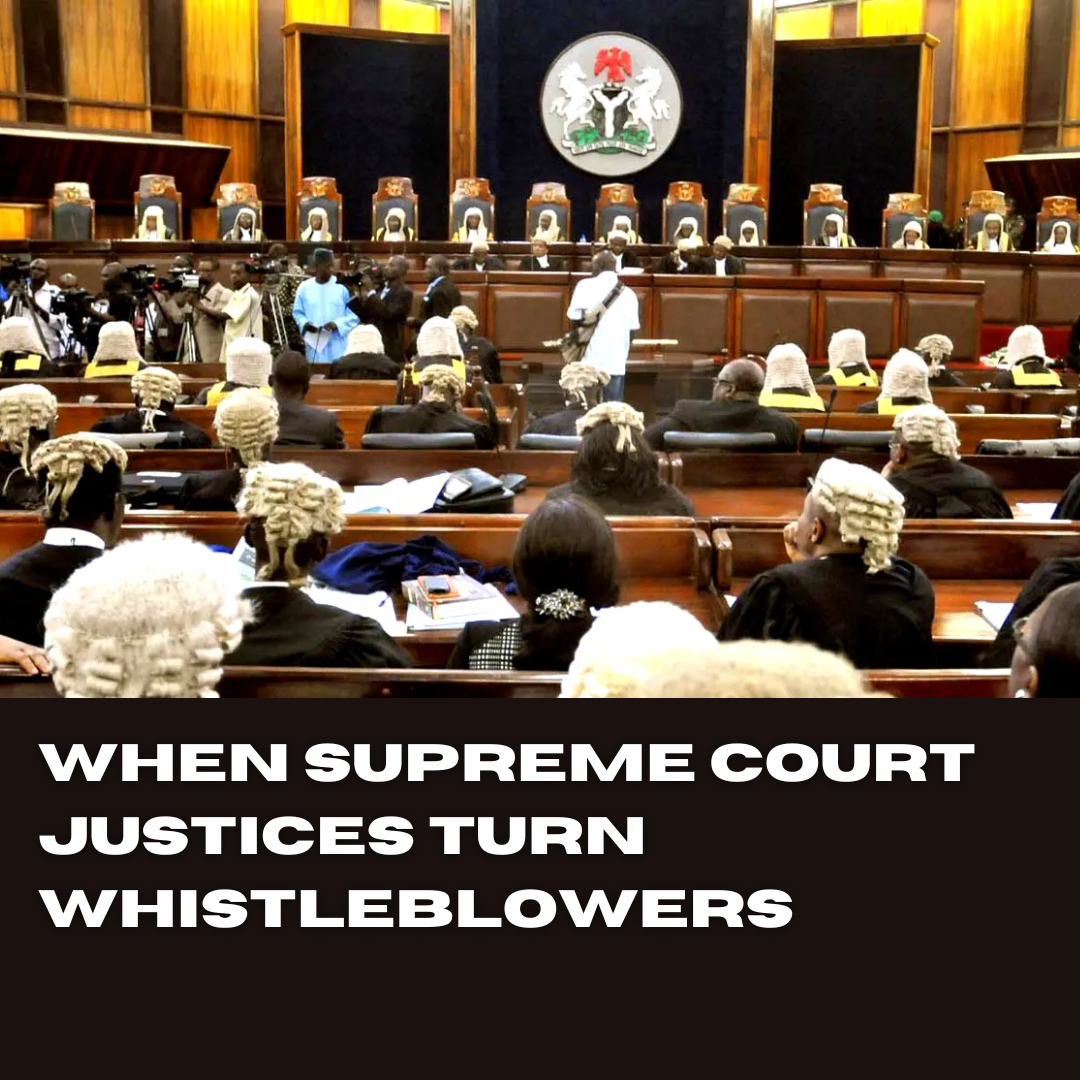 When Supreme Court Justices turn whistleblowers