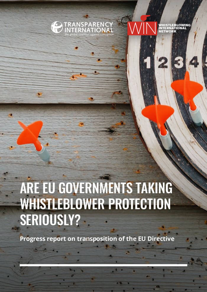  Are EU Governments taking whistleblower protection seriously? Progress report on EU Directive