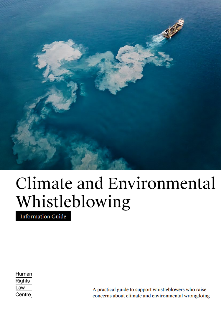 Climate and Environmental Whistleblowing Information Guide