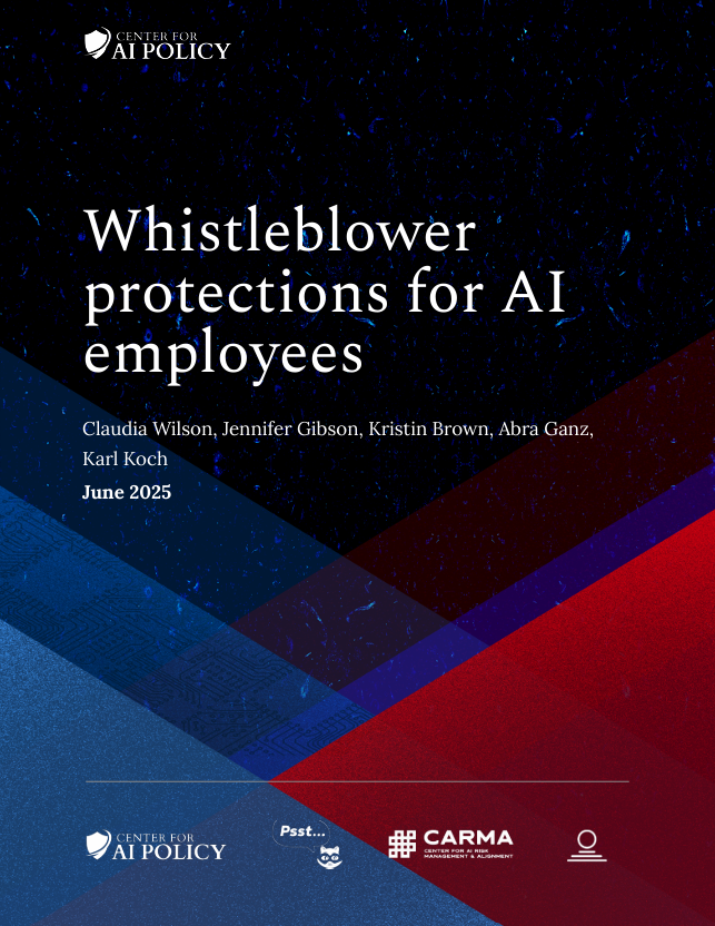 Whistleblower Protections for AI Employees