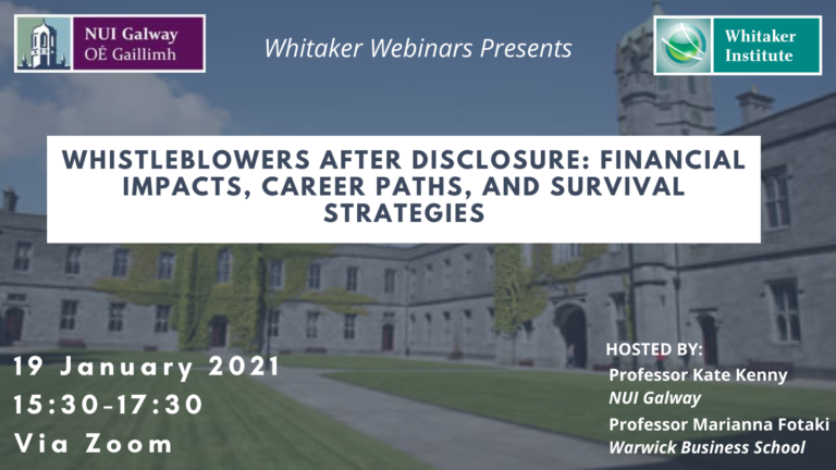 Whistleblowers After Disclosure: Financial Impacts, Career Paths, and Survival Strategies