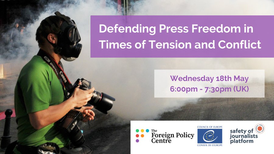Defending Press Freedom in Times of Tension and Conflict 