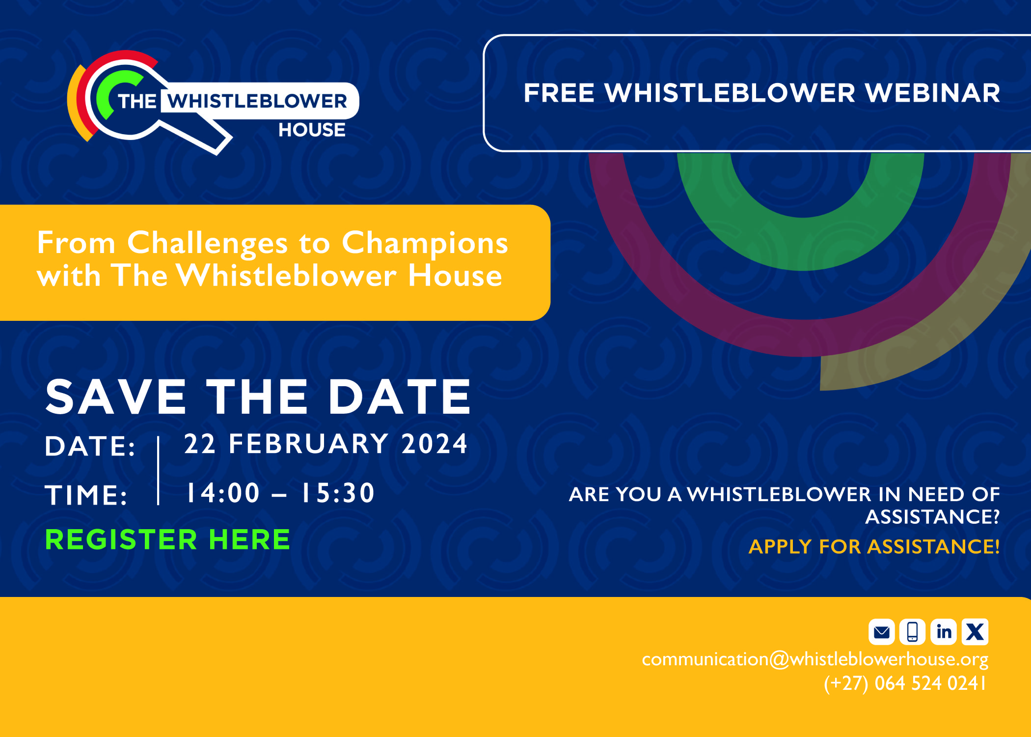 From Challenges to Champions with The Whistleblowers House