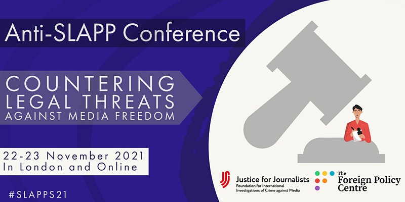 Anti-SLAPP Conference Countering Legal Threats to Media Freedom