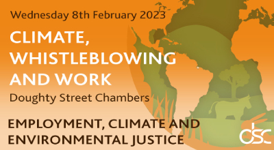 Climate, Whistleblowing and Work