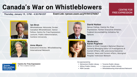 Canada’s War on Whistleblowers