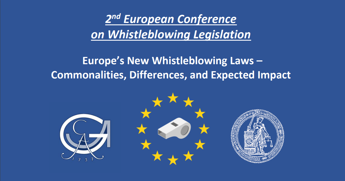 2nd European Conference on Whistleblowing Legislation